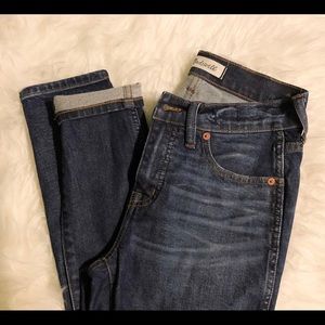 Madewell 9” high rise skinny jeans